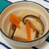 めんつゆで簡単♪高野豆腐と椎茸のさっと煮